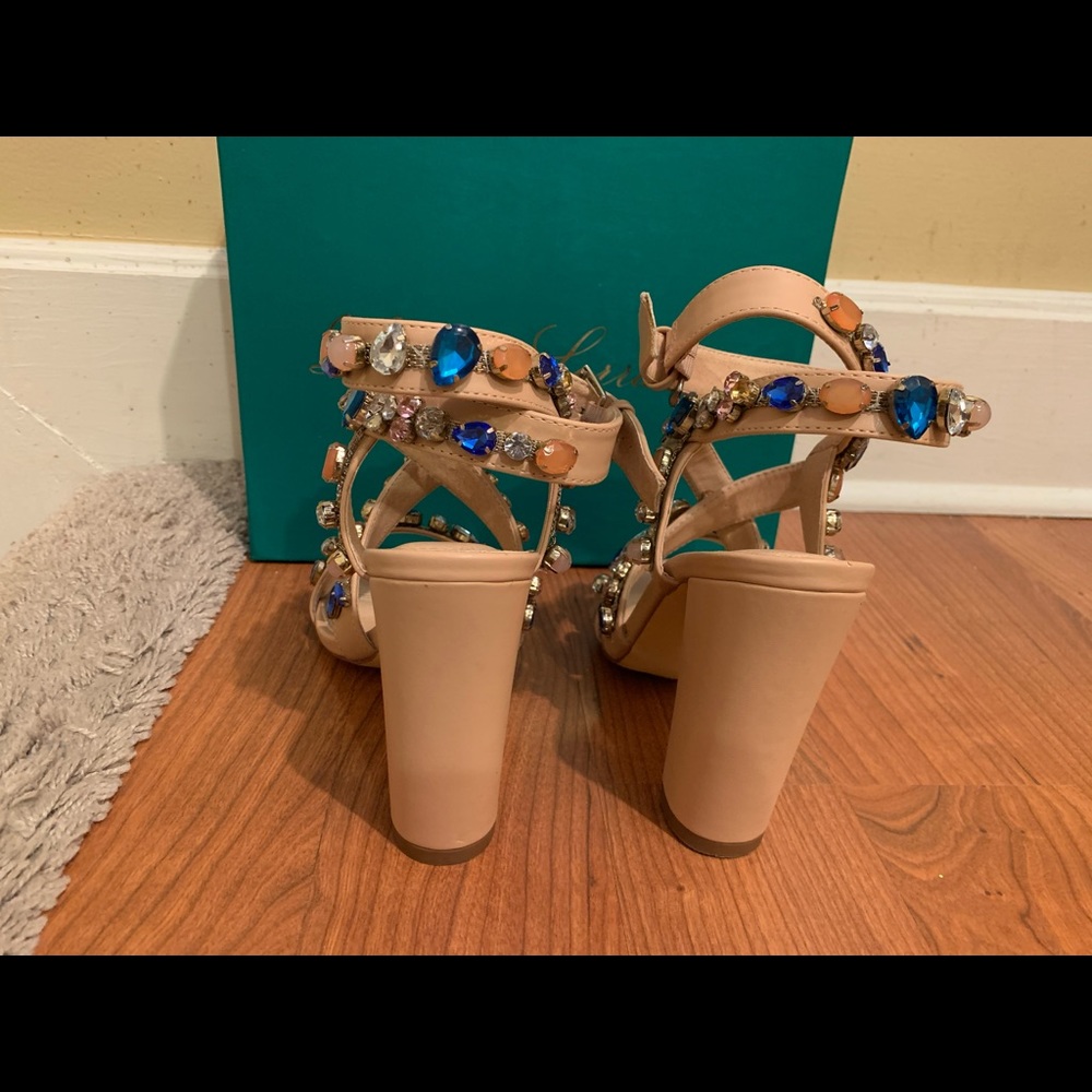 Multi colored Rhinestone shoes - Picture 4 of 7